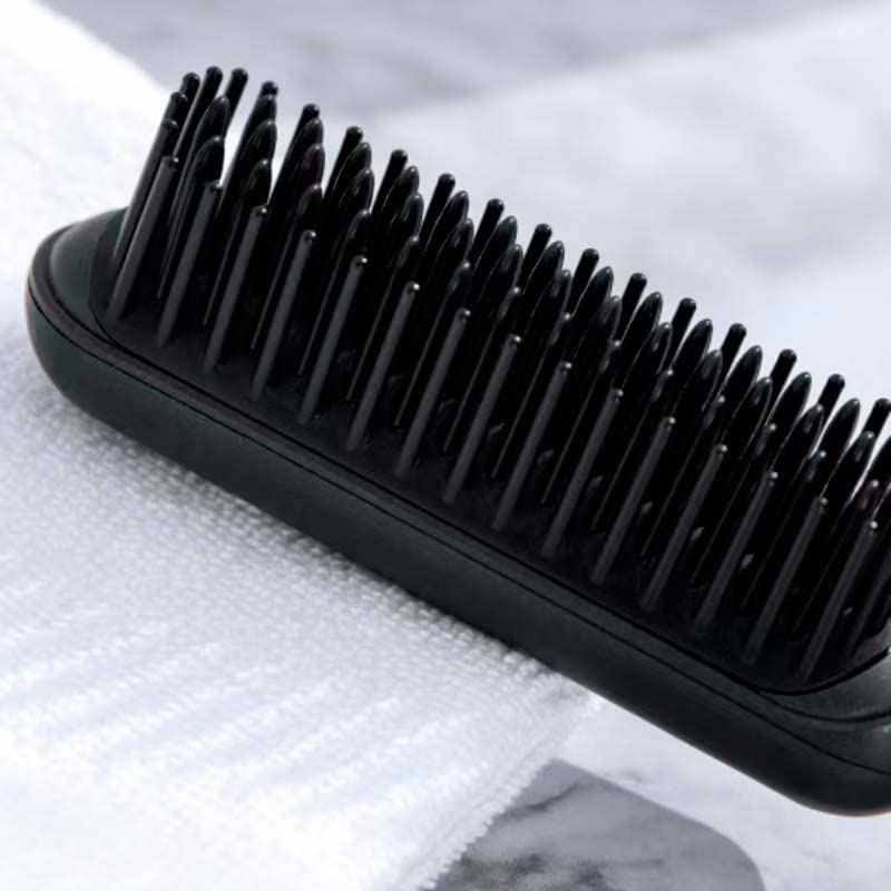 Plenteous Hair Straightener Comb Brush For men  Women PTC Technology Electric Straightener With 5 temperature ControlGreen - Image 5