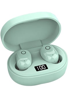 Bluetooth headset for Apple and Android, macaron color mini touch in-ear wireless headset with digital display, stereo noise reduction, waterproof and sweat-proof, sports mini headset, stylish appearance, comfortable to wear