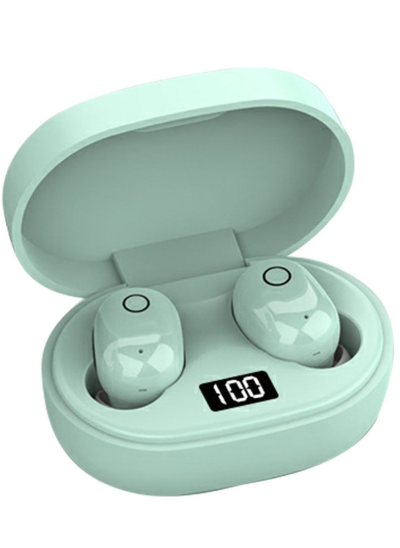 JBLTM - Bluetooth headset for Apple and Android, macaron color mini touch in-ear wireless headset with digital display, stereo noise reduction, waterproof and sweat-proof, sports mini headset, stylish appearance, comfortable to wear - Image 1