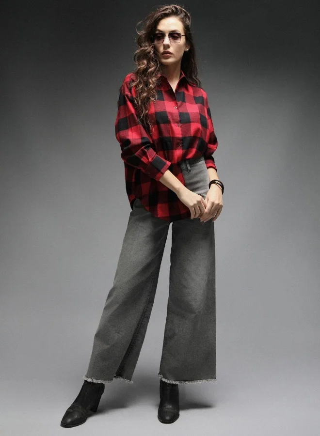 هاي ستار Women Check 4 Shirts