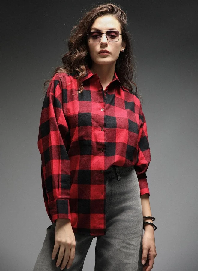 هاي ستار Women Check 4 Shirts