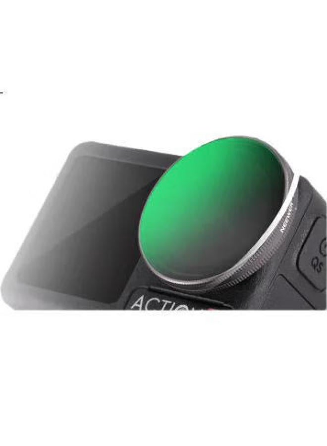 Neewer Compatible With Dji Action5 Pro/Action4 Sports Camera Filter Set Cpl Polarizer Nd8/16/32/64 Dimming Mirror Neutral Density Mirror - Image 3