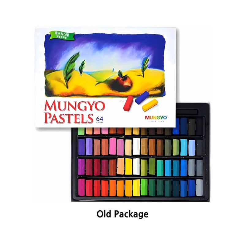 MUNGYO Soft Pastel Set â€“ 64 Vibrant Colors for Artists | Smooth & Blendable | Square Shape - Image 4