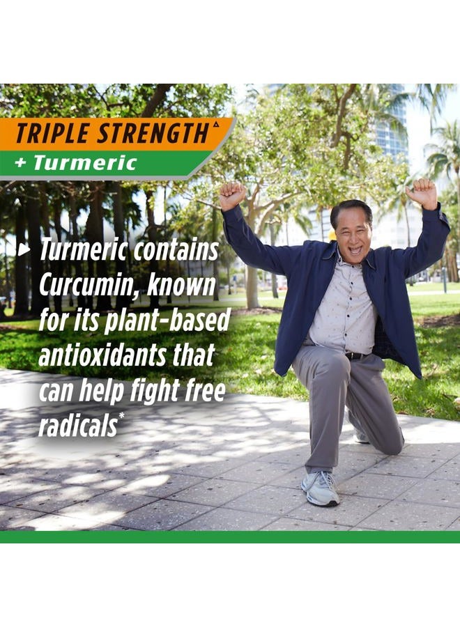 Osteo Bi-Flex مكمل جلوكوزامين ثلاثي القوة مع الكركم والكركمين لدعم المفاصل ونطاق الحركة، 60 يومًا من الإمدادات، 120 قرصًا مغطى، مكملات غذائية لصحة المفاصل - Image 3