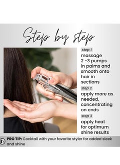 Kenra Kenra Platinum Silkening Gloss | Brilliant Shine Polish | Tames Frizz & Smooths Flyaways | Lightweight Formula | Protects Against Humidity | Smooths Dry Ends | Medium To Coarse Hair  - Image 4