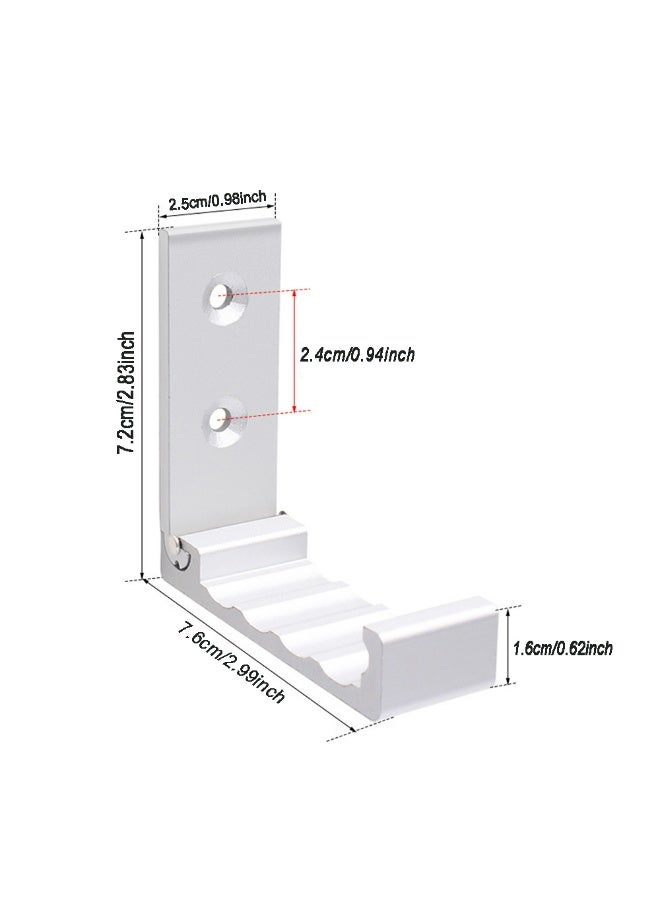 Folding Coat Hooks, Wall Mounted Aluminum Alloy Hooks, 5Pcs Foldable Hook for Hanging Towel, Hangers, Hat, Backpacks, Clothes, Suitable for Bathroom, Bedroom, Living Room  - Image 2
