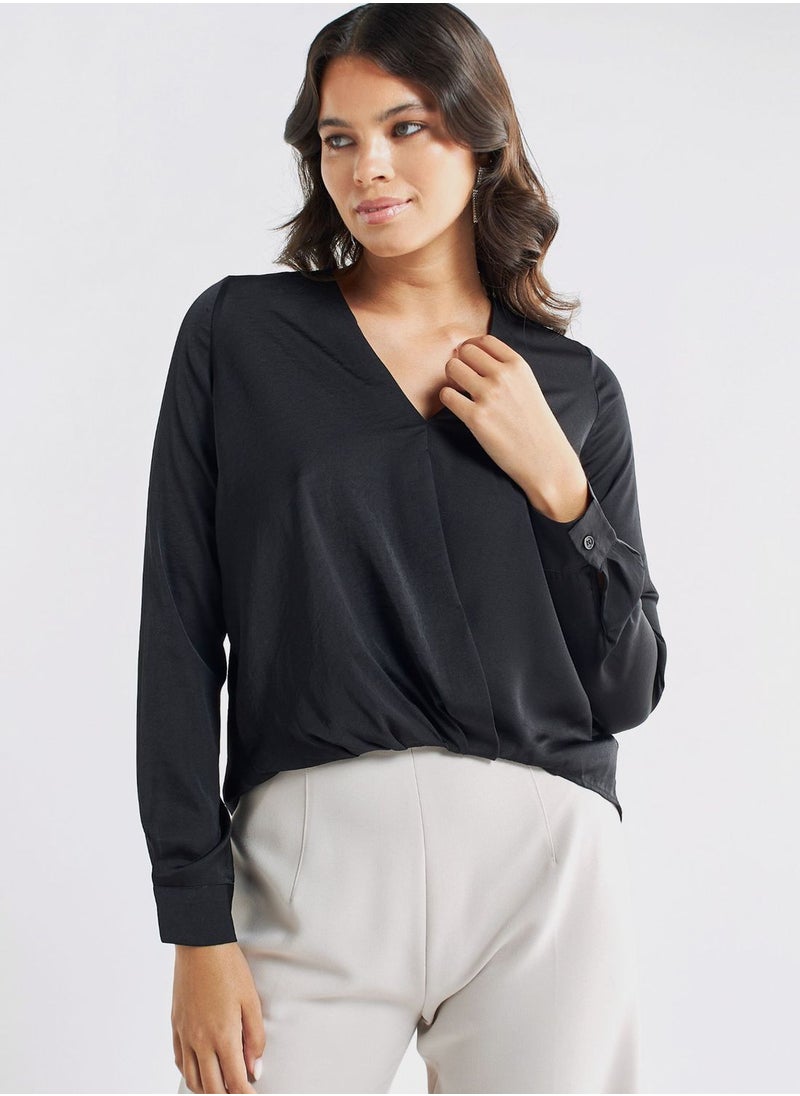 FAV V-Neck Knitted Top  - Image 1