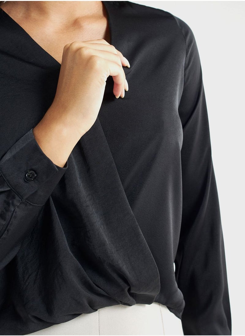 FAV V-Neck Knitted Top  - Image 3