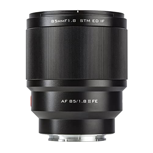 VILTROX 85mm F1.8 E Full Frame Lens STM Auto Focus Fixed Focus Support Auto iris/EXIF Prime Lens for Sony E Mount Camera A9 A7RIII A7RII A7M3 A7M2 A7SII A7III A6500 A6300 A6400 A6000 A5100 - Image 1