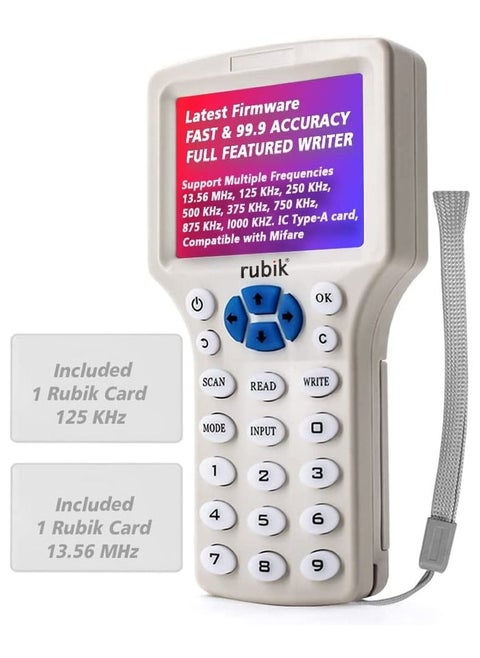 Handheld IC/ID/HID/UID Access Control Card Device With USB Cable For 125Khz 13.56Mhz HID IC ID Cards (Device)