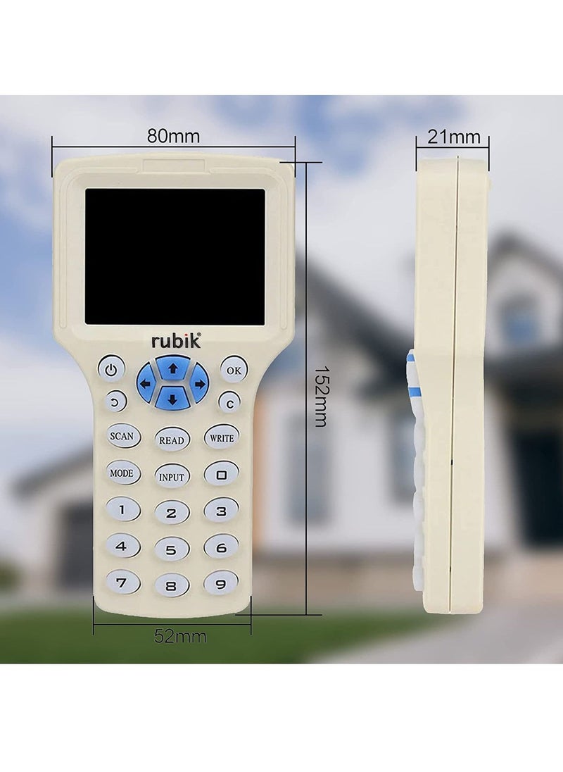 Rubik - Handheld IC/ID/HID/UID Access Control Card Device With USB Cable For 125Khz 13.56Mhz HID IC ID Cards (Device) - Image 1