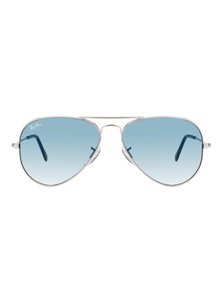 Unisex Full Rim Pilot Sunglasses - RB3025 003/3F - Lens Size: 58 mm - Silver - view 2
