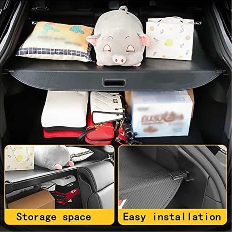 QASULER Retractable Cargo Cover for Tesla Model Y - Image 5