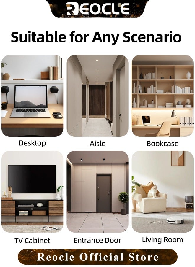 REOCLE Upgraded Mini Camera 1080P Hidden Camera Portable Small HD Nanny Cam with Night Vision & Motion Detection Indoor Security Camera for Home and Office - Image 4