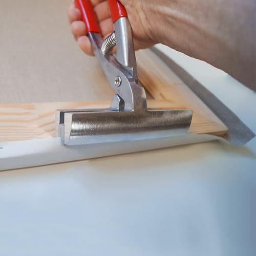 Rongon Canvas Stretching Plier Professional Canvas Pliers Canvas Stretcher Bars with Padded Spring Return Handle Draw Painting Tool for Stretching Clamp Art Oil Painting Canvas - Image 4