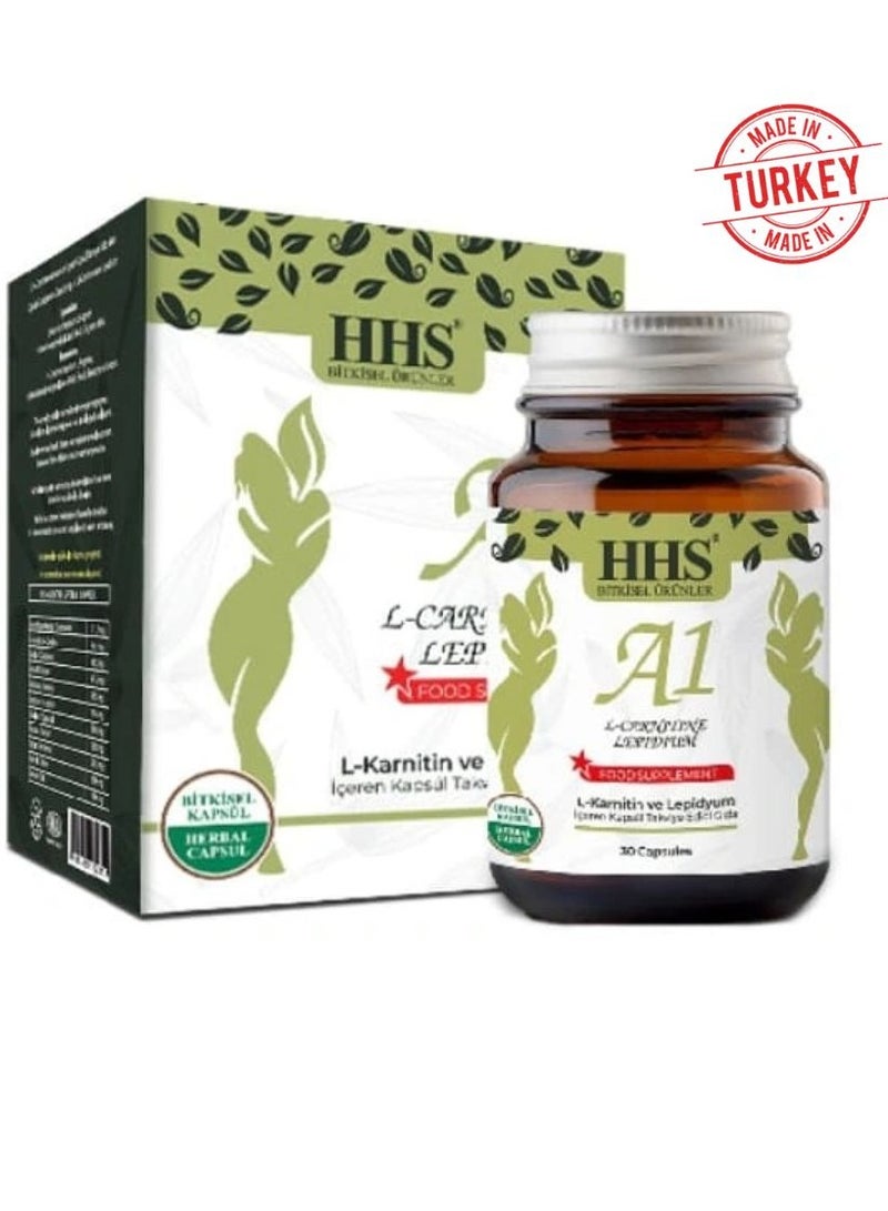 HHS A1 Herbal Dietary Supplement for Weight Loss 30 Caps  - Image 1