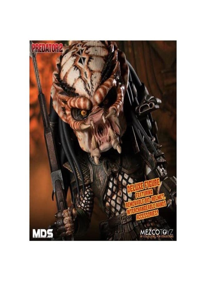 ميزكو MEZCO TOYS MDS Predator 2 City Hunter 6IN Deluxe Stylized ROTO FIG - Image 2