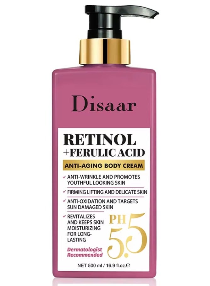 ديسار كريم الجسم المضاد للشيخوخة بالريتينول وحمض الفيروليك 500 مل - Image 1