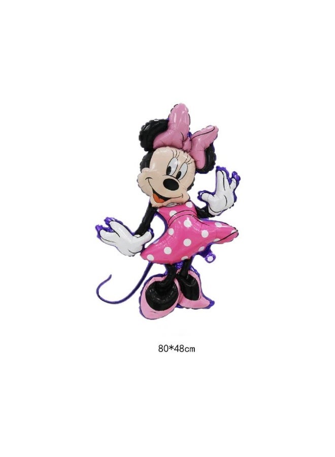 Party Children's cartoon Minnie shape aluminum foil balloon Minnie birthday party stage decoration event scene dressing props - Image 3