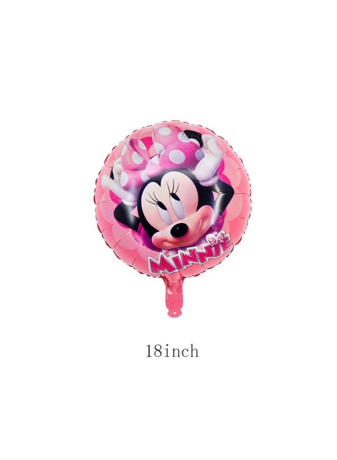 Party Children's cartoon Minnie shape aluminum foil balloon Minnie birthday party stage decoration event scene dressing props - Image 2
