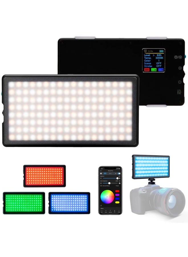 Lume Cube Panel Pro 2.0 RGB Camera Light | for Photography & Videography, fits Sony, Nikon, Canon, Panasonic, Fuji, and More | Bluetooth App, Adjustable Color, Camera Mount & Diffuser Included - Image 1