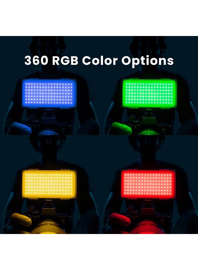 Lume Cube Panel Pro 2.0 RGB Camera Light | for Photography & Videography, fits Sony, Nikon, Canon, Panasonic, Fuji, and More | Bluetooth App, Adjustable Color, Camera Mount & Diffuser Included - Image 2