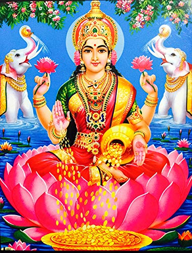 AH Decals Religious Goddess Laxmi Wall Sticker for Diwali Navratri Occassion - Image 3
