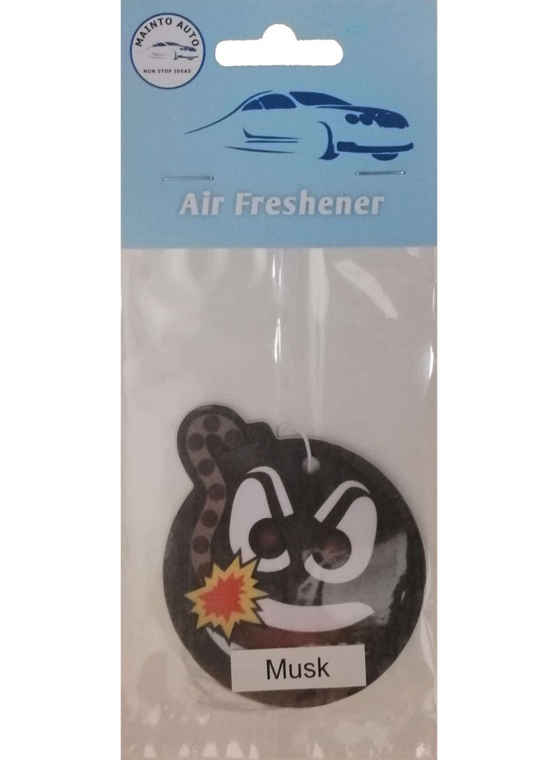 مينتو اوتو بطاقة عطر معلقة للسيارة - رائحة: المسك (حزمة من 15 قطعة) للسيارة. - Image 2