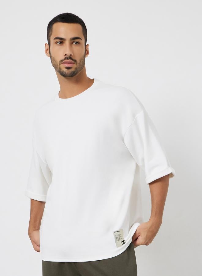 Styli Men Boxy Heavy Jersey Stretch Interlock T-Shirt - Image 2