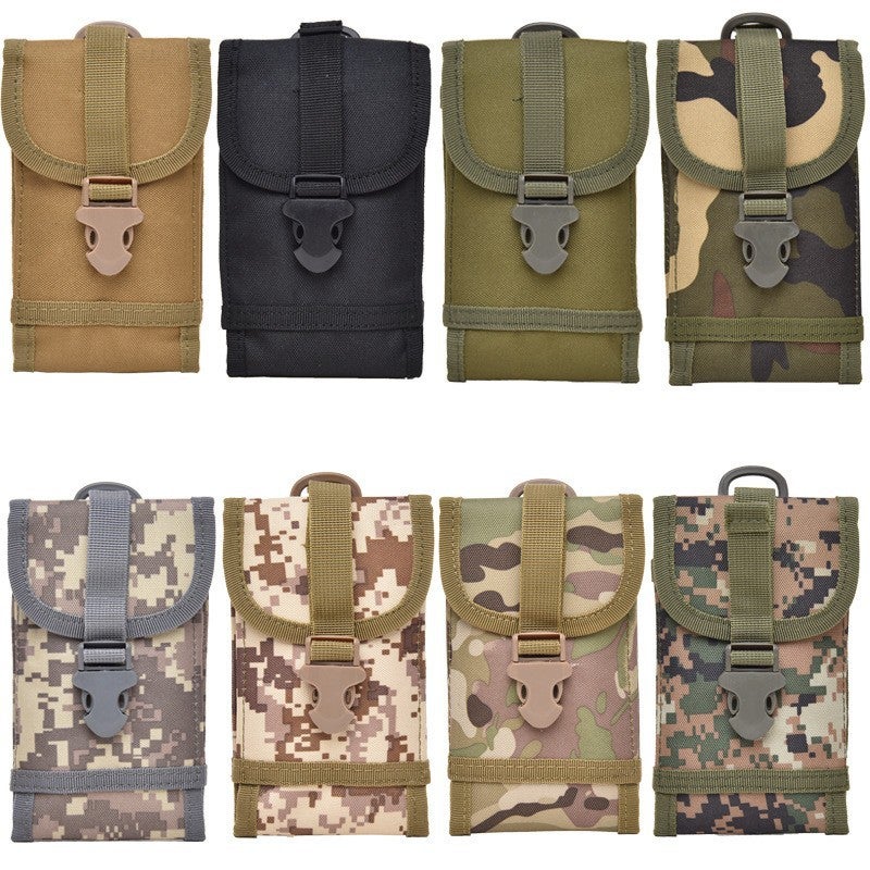 Boarding Mobile Phone Bag Sports Bag Outdoor Multifunctional Camouflage Mobile Phone Bag Tactical Small Waist Bag - Image 3