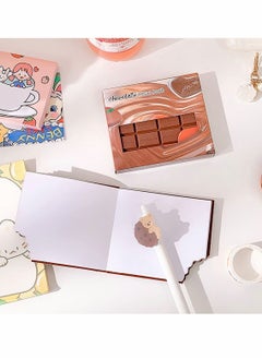 Y&D Cute Notebook, Chocolate Memo Pad, Kid Notebook Copybook Handwriting Writing Practice Book Early Learning Set for Preschoolers Stationery Best Gift Idea Girl  - Image 2