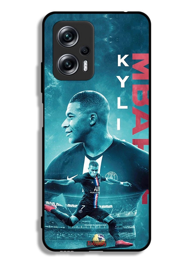 Tolwak Xiaomi Redmi Note 11T Pro 5G Protective Case Cover Mbappe Poster - Image 2