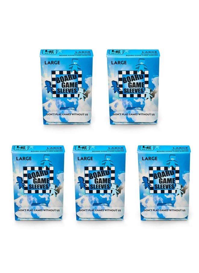 Arcane Tinmen - E Tinmen Nonglare Board Game Sleeves 50 Ct Large Size Card Sleeves Value Bundle - Image 1