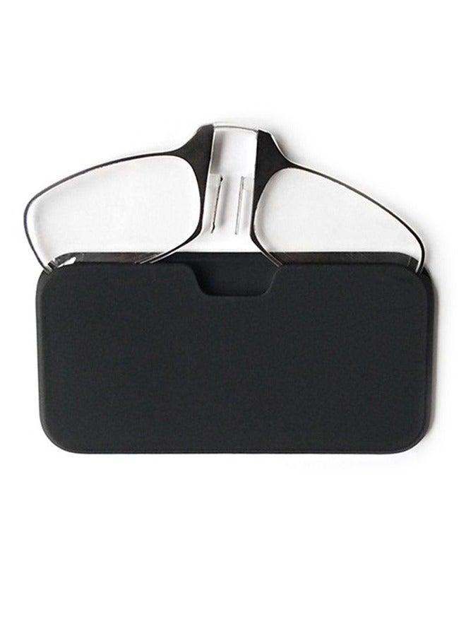 OUTAD Ultra Thin Foldable Presbyopic Nose Clip Reading Glasses  - Image 2