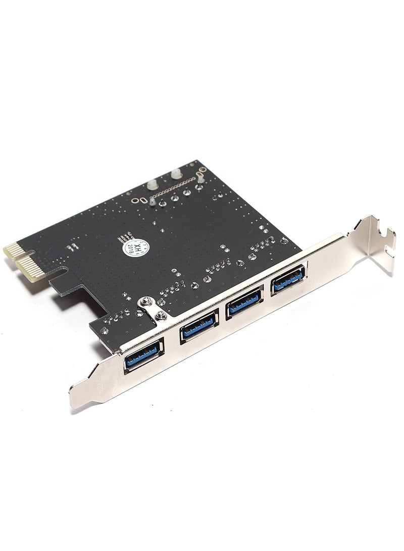 4 Port USB 3.0 PCI Card with 5V 4 Pin Power Connector up to 5Gbps - Image 4