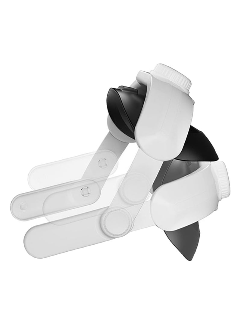 Comfort-Head-Strap Compatible with Oculus Quest 3 Replacement For Mate-Quest 3 Strap Super Soft And Skin Friendly PU Surface Adjustable Enhanced Support And Comfort in VR Headset  - Image 1