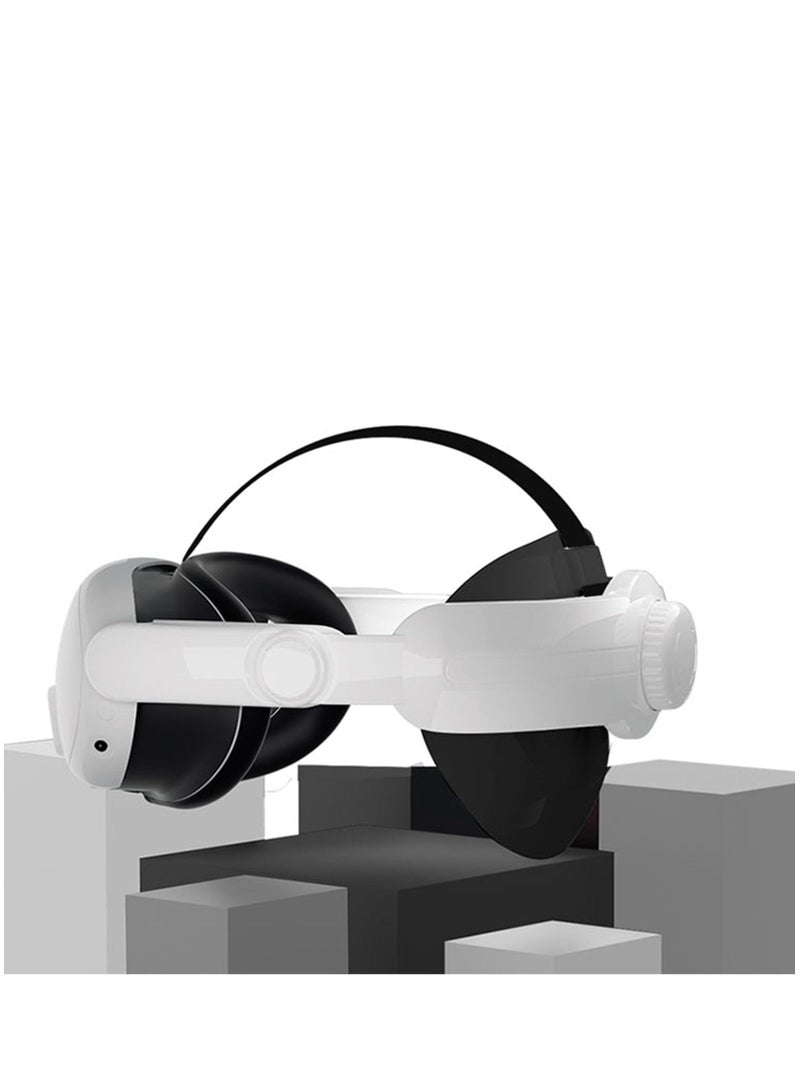 Comfort-Head-Strap Compatible with Oculus Quest 3 Replacement For Mate-Quest 3 Strap Super Soft And Skin Friendly PU Surface Adjustable Enhanced Support And Comfort in VR Headset  - Image 5