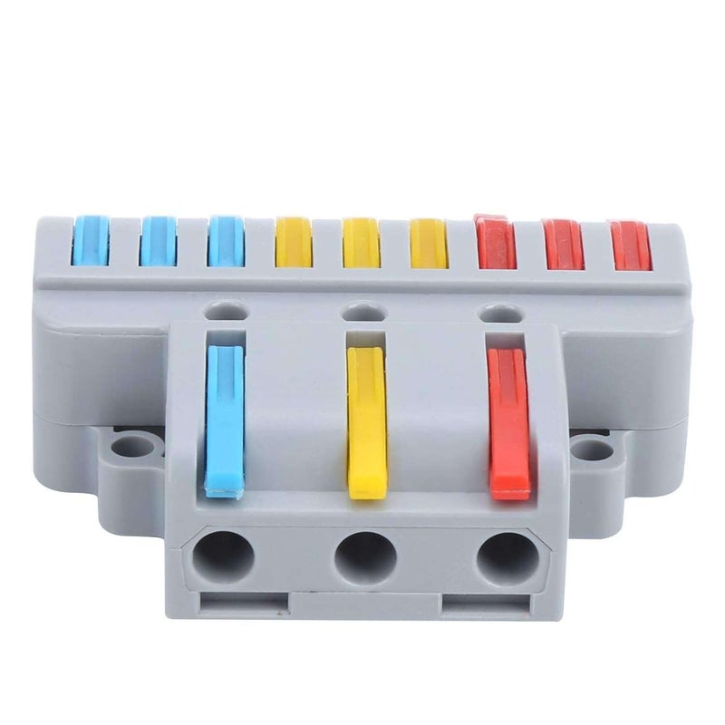 (2Pcs) 3 In 9 Out Panel-Mount Wire Connector for Efficient Wiring | Model LT-933 | 32A | LT-933 Panel-Mount Wire Connector Out nThe versatile electrical | Durable construction | Easy - Image 2