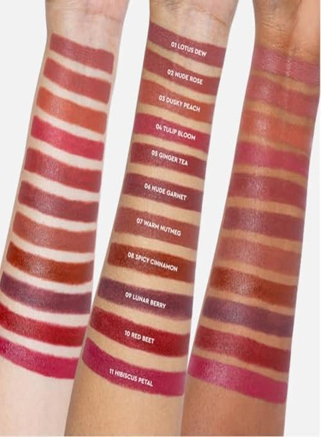 Kiro Moist Matte Lipstick - Lunar Berry (Deep Grape), 4.2g | Super-Pigmented, Long-Lasting, Moisturizing, Non-Drying, Non-Feathering, Smudge Proof | Skin Care Infused with Natural Oils - Image 5