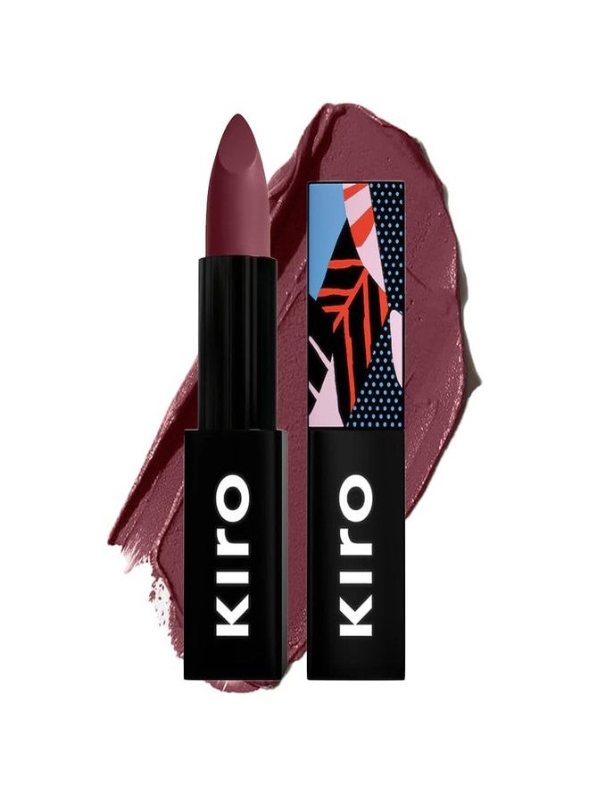 Kiro Moist Matte Lipstick - Lunar Berry (Deep Grape), 4.2g | Super-Pigmented, Long-Lasting, Moisturizing, Non-Drying, Non-Feathering, Smudge Proof | Skin Care Infused with Natural Oils - Image 1