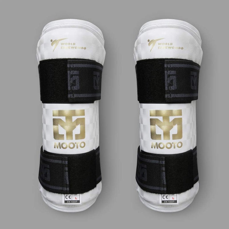 Mooto Korea Taekwondo Extera S2 Forearm Protector Guard a Pair WT Logo Training Match Gym School Academy (Medium(Length 25cm or 0.82 ft)) - Image 2