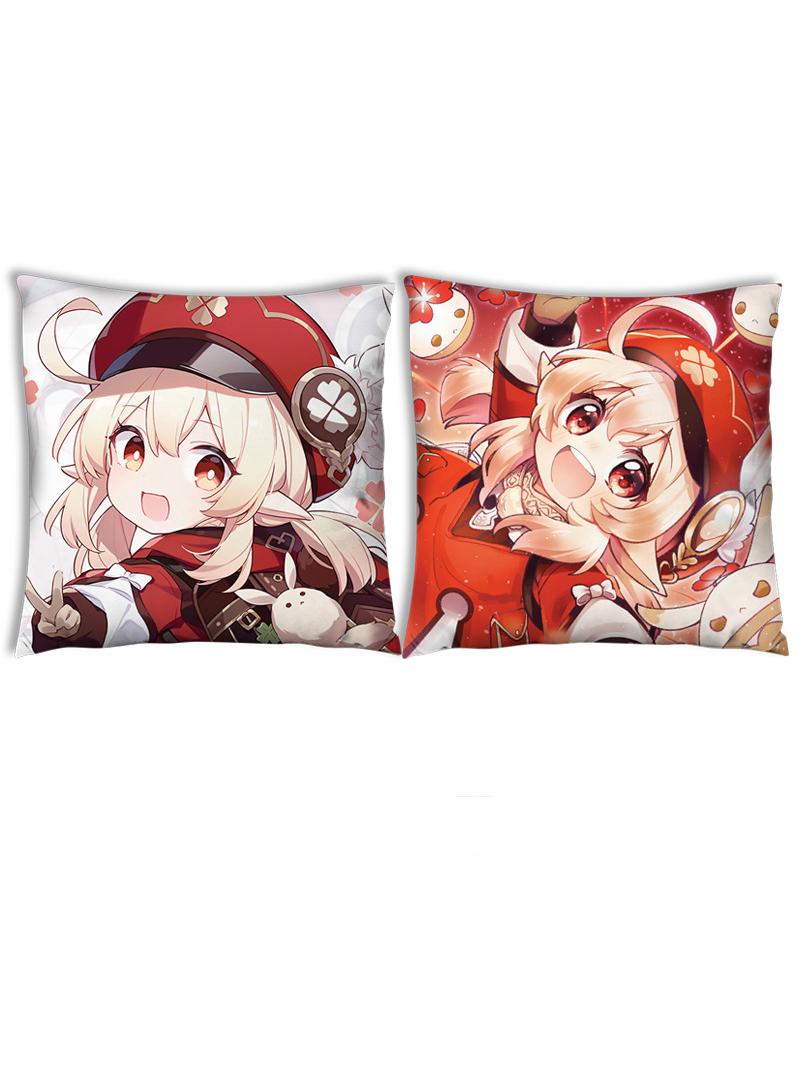 Animation pillow cover Genshin Impact game cartoon pillow cover square double-sided cushion cover 45 * 45cm