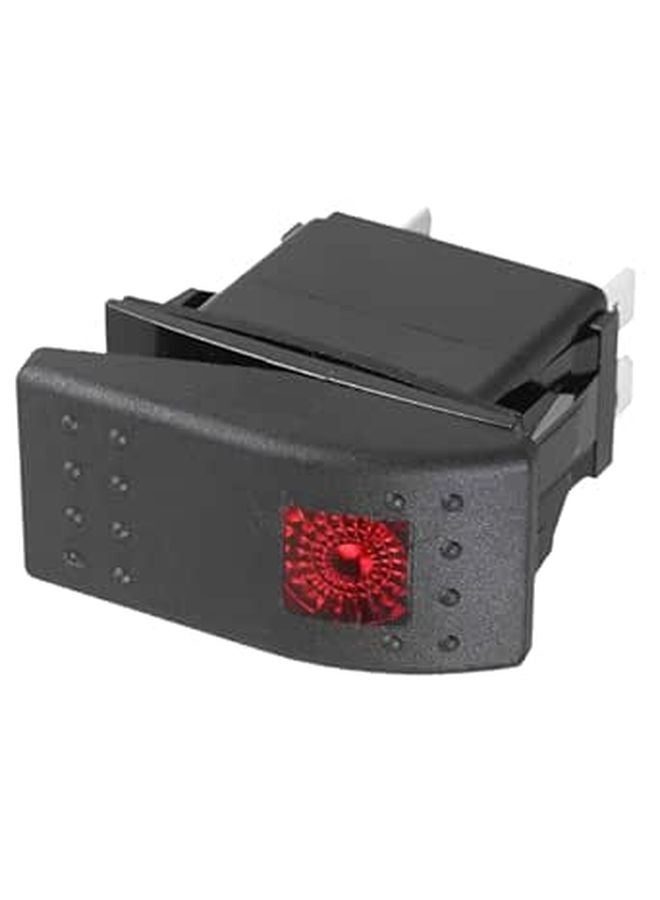 LED Lighted Rocker Toggle Switch 3 Pin Position Button for Automotive Boat Control Panel - Image 1