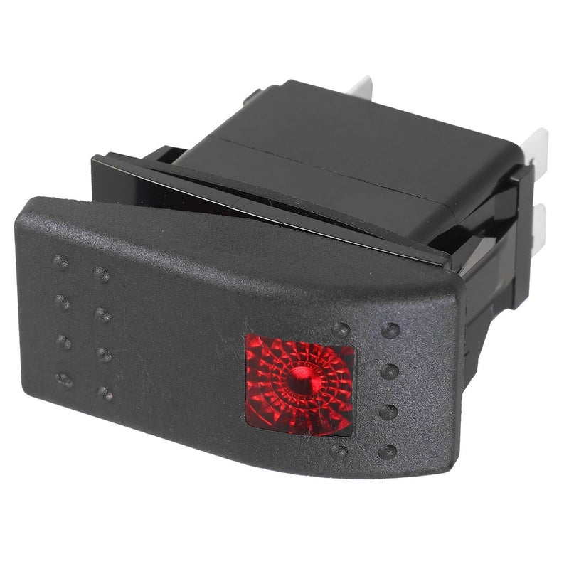 LED Lighted Rocker Toggle Switch 3 Pin Position Button for Automotive Boat Control Panel - Image 2