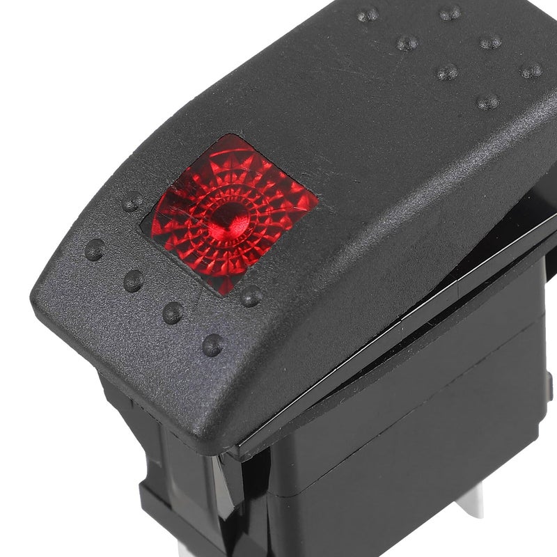 LED Lighted Rocker Toggle Switch 3 Pin Position Button for Automotive Boat Control Panel - Image 4