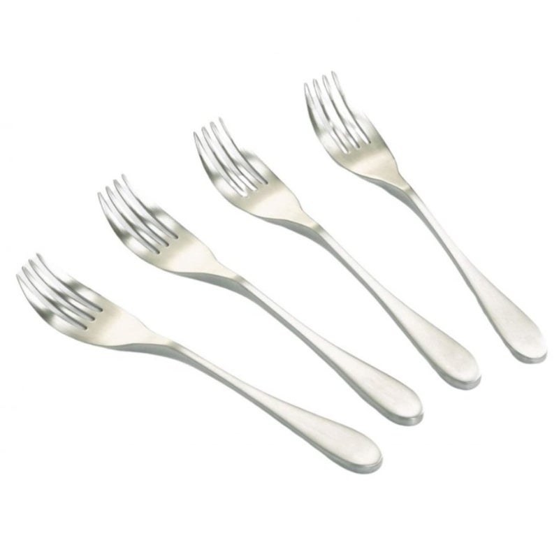 Knork Original Matte Dinner Forks 4 Piece 1810 Stainless Steel