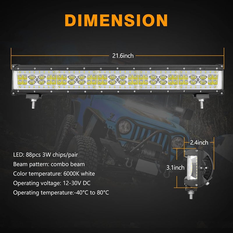 Muto-Beam 20 Inch LED Light Bar - Image 2