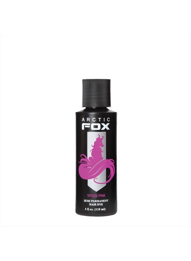 ARCTIC FOX Vegan and Cruelty-Free Semi-Permanent Hair Color Dye (4 Fl Oz, VIRGIN PINK) - Image 1