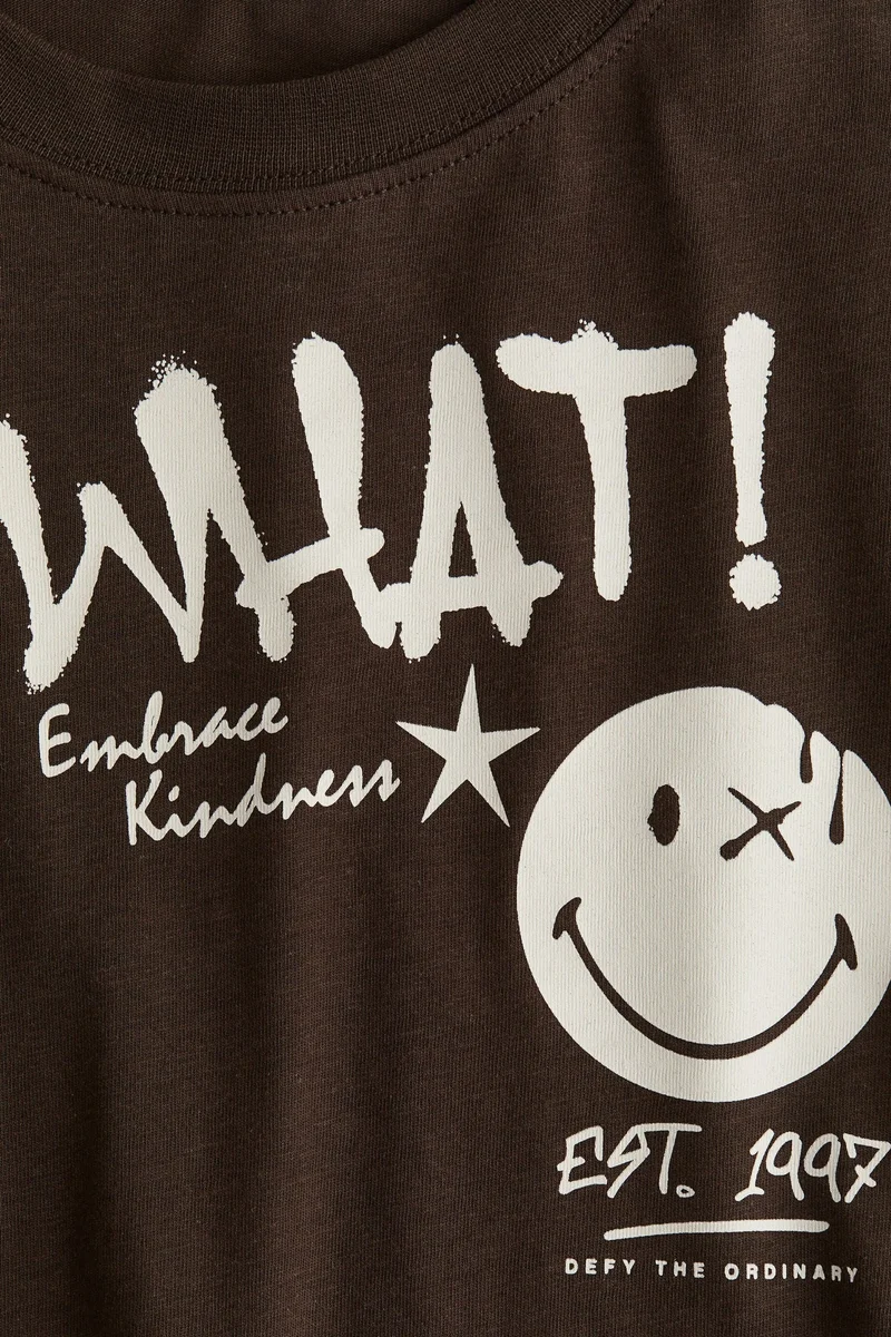 H&M Print-motif cotton T-shirt