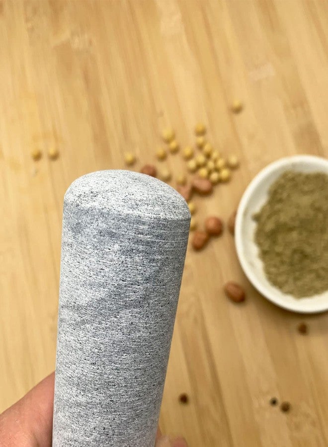 Daszui 6 in Granite Replacement Pestle (Only Pestle [Mortar is not Included]) Black Unpolished - Image 4